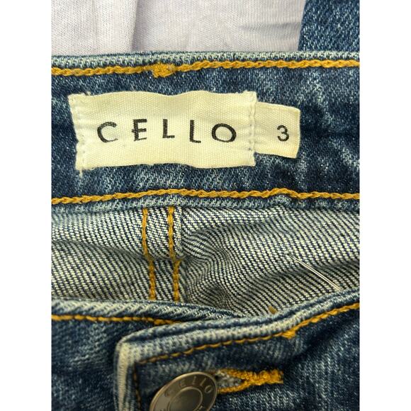 Women's Junior Size 3 Cello Distressed GUC Busted Knee Skinny - Picture 6 of 8